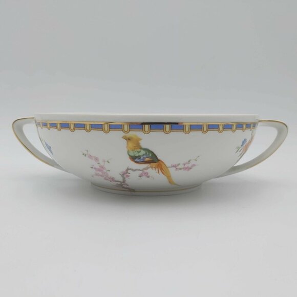 Victoria Moritz Zdekauer Altrohlau Czechoslovakia Porcelain Floral Serving Bowl - Picture 8 of 14